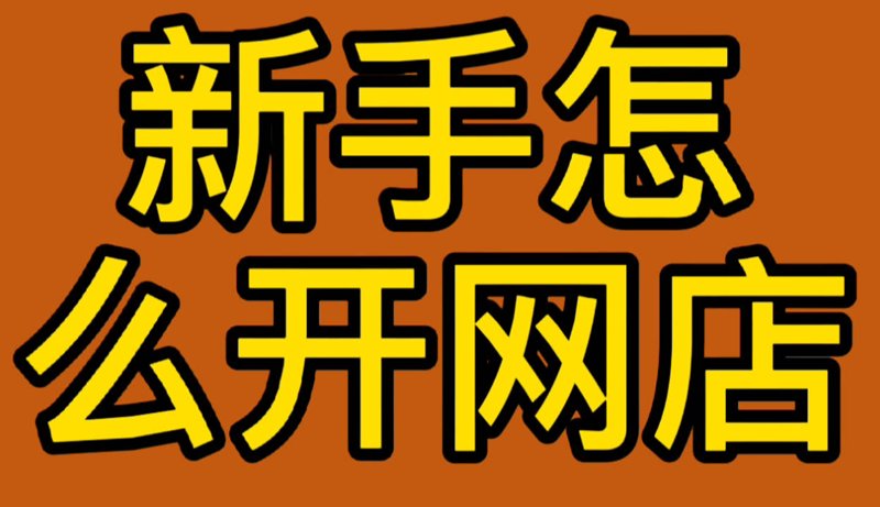 新手开网店
